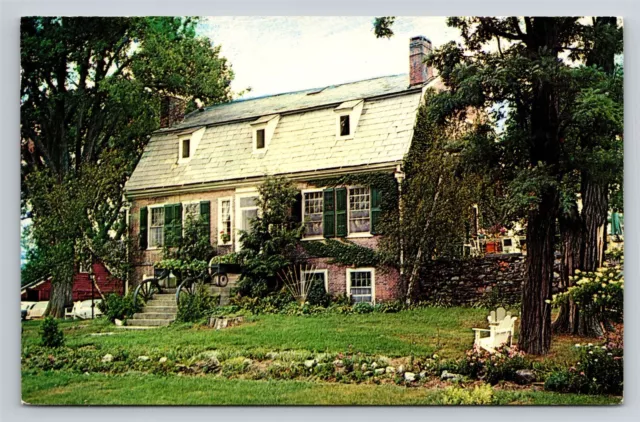 Salem New York Wel-Tevreden Restaurant Dutch Colonial Mansion Vtg Postcard NY