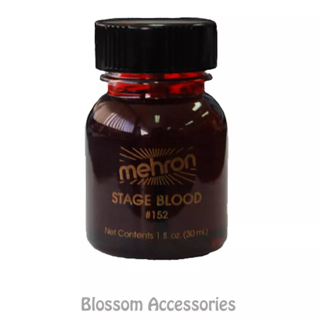 AS126 Mehron Coagulated Gel Blood 30ml Special Effects Make up Zombie Vampire