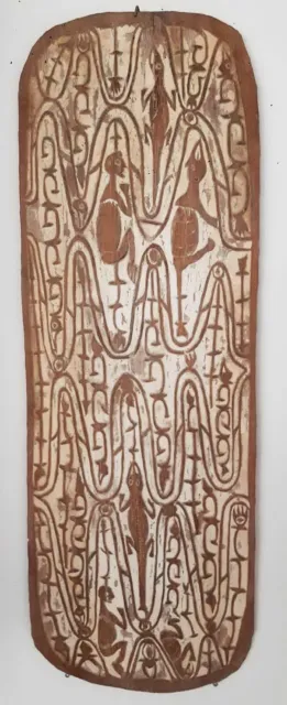 Oceanic Artifact Asmat Ancestors Cult Panel, Papua New Guinea