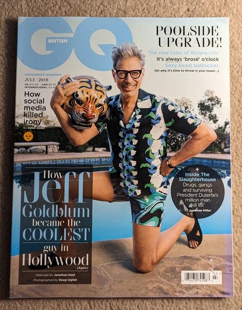 Hotel Kalinga Jeff Goldblum Tom Ford Glasses BRITISH GQ MAGAZINE