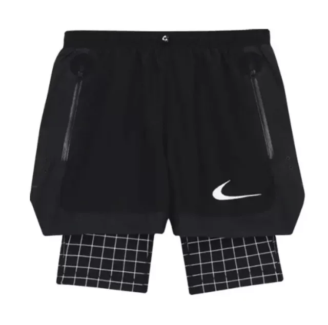 Nike X Off-White Virgil Abloh Black Grid Shorts Mens Sizes CU2502-010