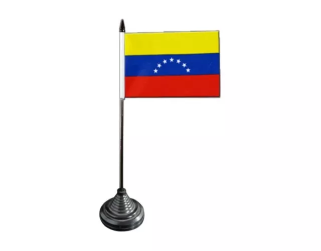 Tischflagge Venezuela 7 Sterne 1930-2006 alte venezolanische Tischfahne 10x15cm