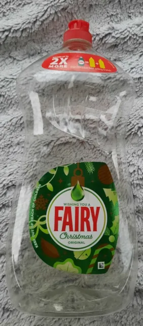 Fairy Liquid Christmas Empty Bottle baby collectable