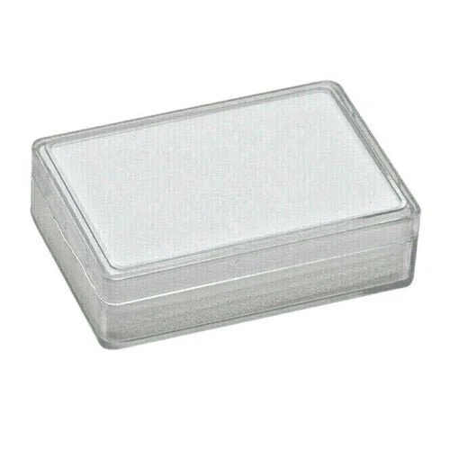 Lote De 10 Cajas / Cajas de Plástico 38 x 58 X 17MM Espuma en Blanco