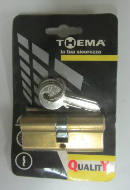 Cilindro Contorneada Central Thema Made IN Italy 30-30 MM 70MM Total Plomada