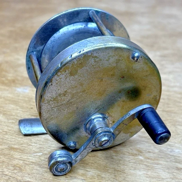 Moulinet de pêche antique ~ moulinet HENDRYX vintage ~ moulinet à pilier surélevé Hendryx ancien ~ moulinet Hendryx antique ~ moulinet de pêche précoce ~ Pat. Juillet 1915 - Canada