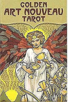 Golden Art Nouveau Tarot - Mini Tarot de Lo Scarabeo | Livre | état bon