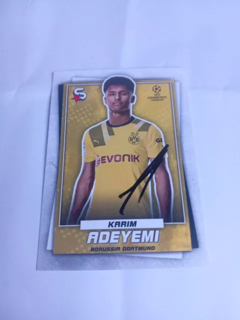 Trading Card signiert Karim Adeyemi Borussia Dortmund NEU