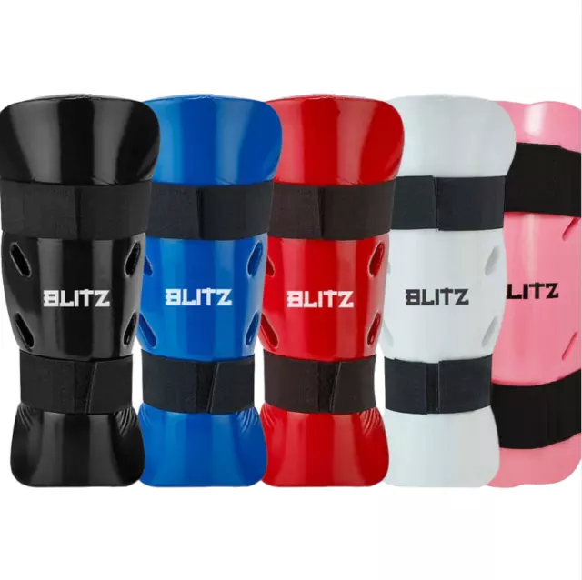 Blitz Sports Dipped Foam Shin Guard Muay Thai Boxing Sparring Pads