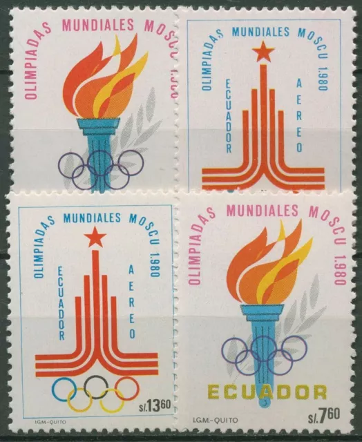 Ecuador 1980 Olympische Sommerspiele Moskau 1864/67 postfrisch