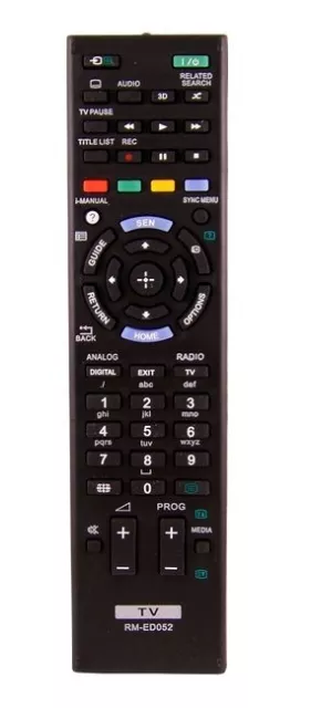 Télécommande de Rechange pour Sony TV | KDL-32RE400 | KDL-40R450 |  KDL40R450A | KDL-40R450A | KDL-40R450B | KDL-40R470 
