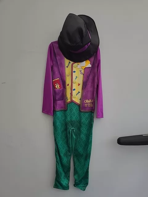 Roald Dahl Willy Wonka Costume 9-10 Yrs New With Tags