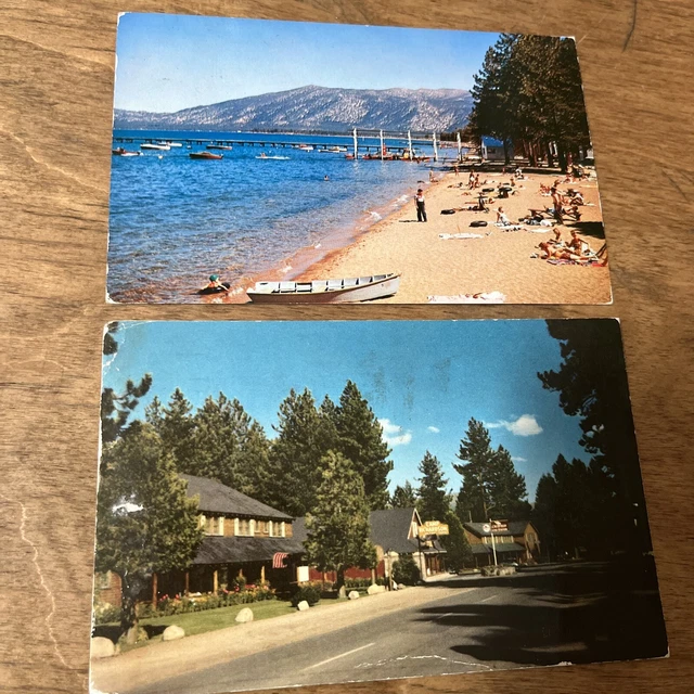 Camp Richardson~Lake Tahoe El Dorado County, CA RPPC Prevent Forest Fires c.1950