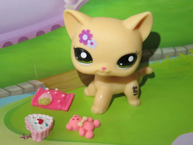 Figurine LPS (Littlest Pet Shop) Chat Européen Rose - Occasion, Jouet Collection