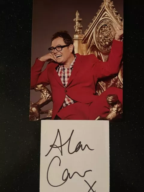 Genuine Hand Signed Alan Carr Photo