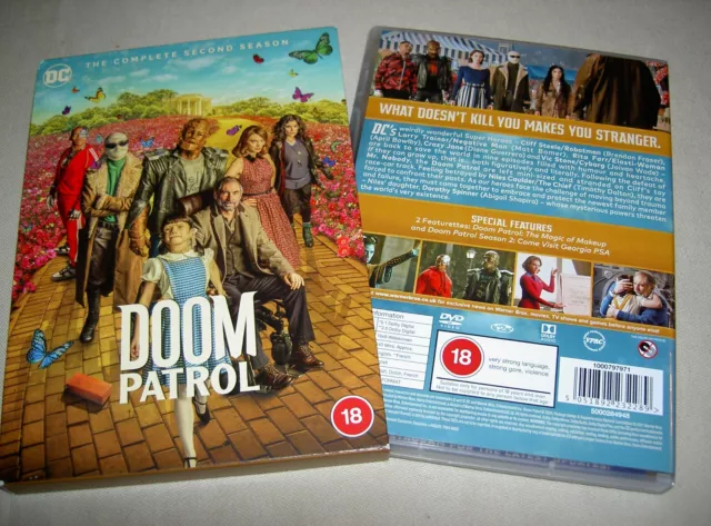 Doom Patrol: The Complete Second Season 2 DC Comic Superhero CW Network DVD