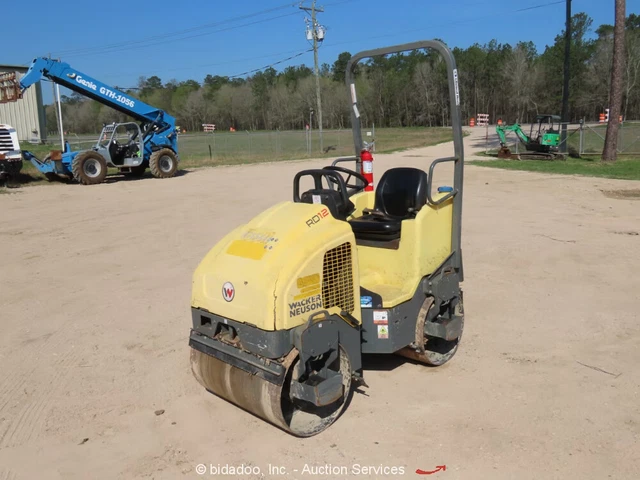 2018 Wacker Neuson RD12A 36" Smooth Double Drum Vibratory Roller bidadoo -Repair