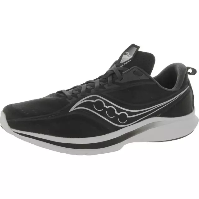 SAUCONY MENS KINVARA 13 Black Athletic and Training Shoes 14 Wide (E ...