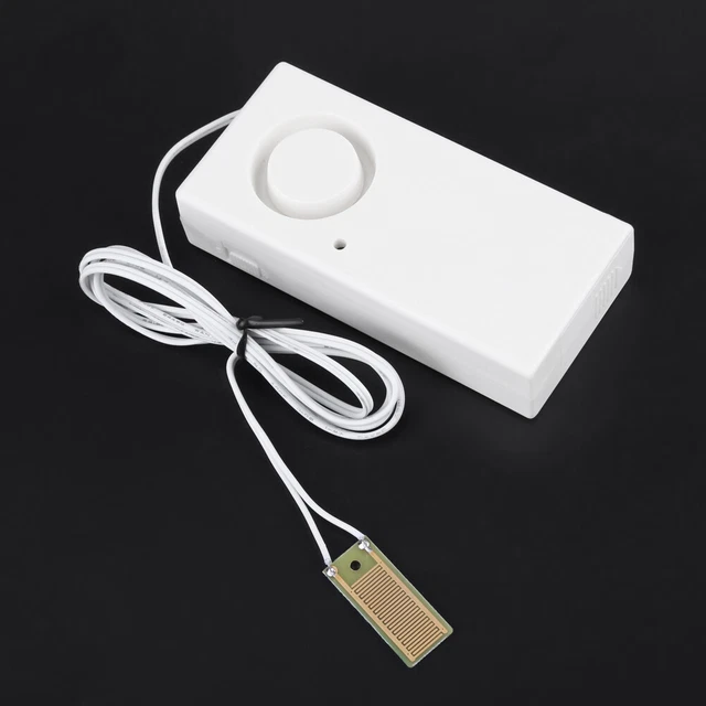 Water Overflow Sensor Detector 120dB Water Leakage Alarm System
