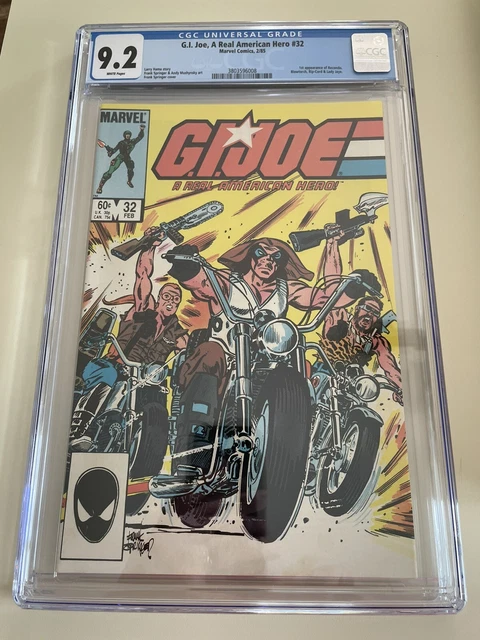 GI JOE #32 CGC 9.2( 1st APP. OF LADY JAYE, RECONDO, BLOW TORCH & RIP-CORD)