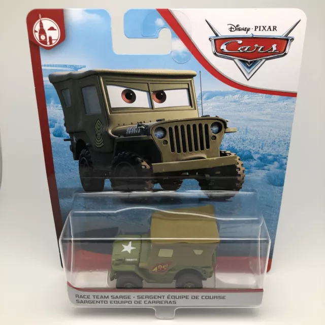 VOITURE DISNEY PIXAR CARS Sergent Équipe De Course / Serge - Diecast Métal