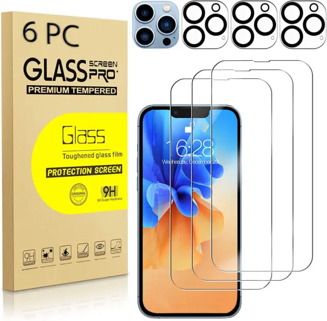 iPhone 15 Pro Saii 3D Premium Tempered Glass Screen Protector - 2 Pcs.