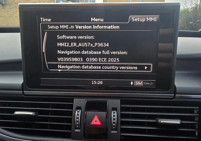 AUDI MIB2 NEWEST Maps 2025 A6 A7 RS6 RS7 S6 S7 update £25.00 - PicClick UK