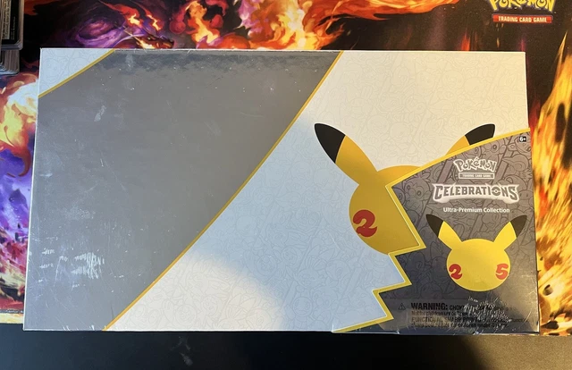 25TH ANNIVERSARY CELEBRATIONS pokemon cards ultra premium collection ...