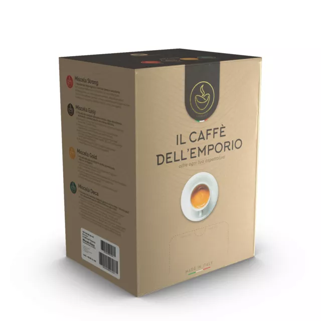 100 Capsule Il Caffè Dell' Emporio Compatibili Lavazza Espresso Point Strong Red 3