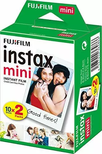 10x Fujifilm Instax Mini pellicola istantanea, a ́ 2x 10 fogli, insg 200 immagini