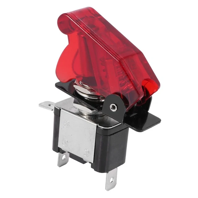 4X(12V 20A Voiture Camion Couverture Led Lumière Spst Basculer Contrôle Interr6)
