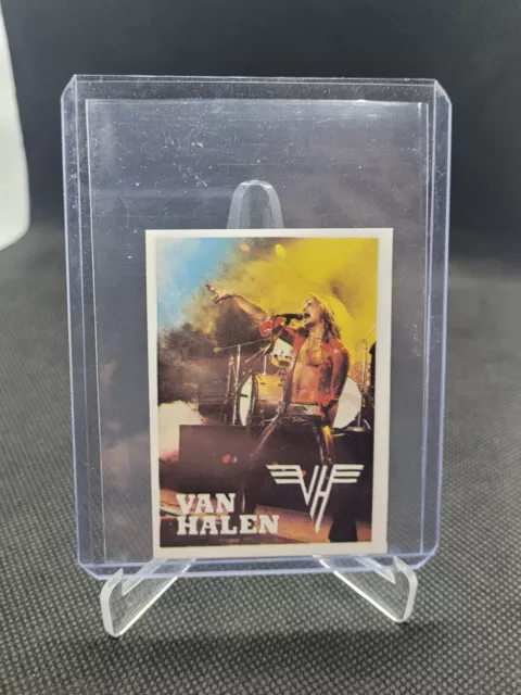 1984 Van Halen David Lee Roth Ediciones Eyder Super Musical Mini Card  Madrid