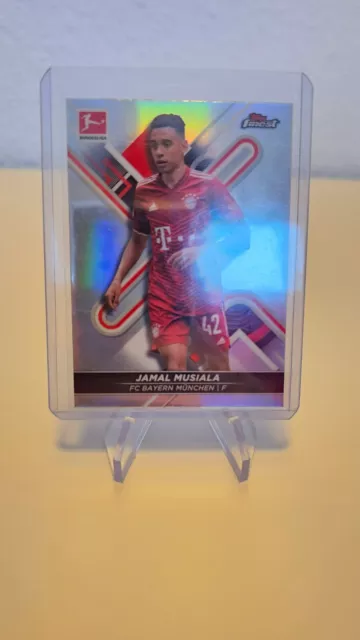 Topps Finest Bundesliga 2021-22 Jamal Musiala Refractor FC Bayern München