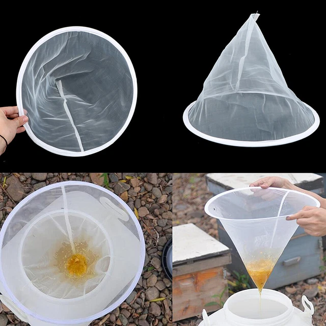 35CM HONEY STRAINER Net Ultra-fine Impurity Filter Cloth Beekeeping ...