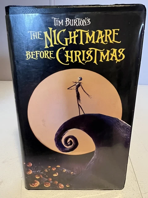 The nightmare before christmas vhs ebay