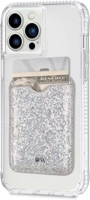 CaseMate Magnetic Card Holder for MagSafe Sparkle Glitter for iPhone