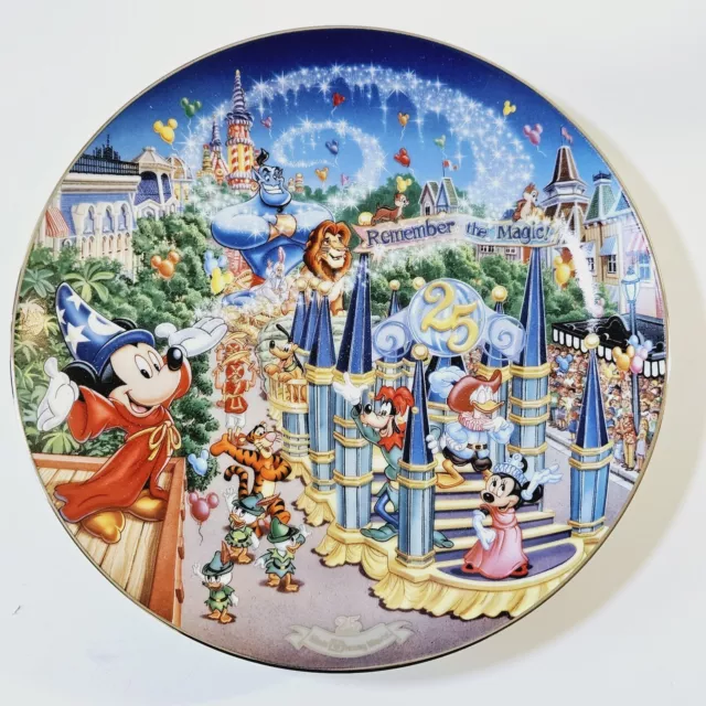 Disney "Remember The Magic Parade" Collectors Plate Bradford Exchange