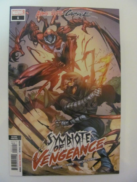 Absolute Carnage Symbiote Of Vengeance #1 Marvel 2019 2nd Print Variant 9.6 NM+