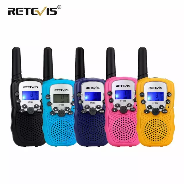 Radio 2 Vías Mini Walkie Talkie Radios de Dos Vías Exterior Campamento Niños Adultos Regalo 2