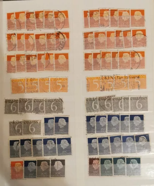 Briefmarken Niederlande Lot gestempelt