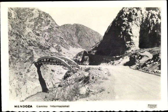 Ak Mendoza Argentinien, Camino Internacional - 3894552