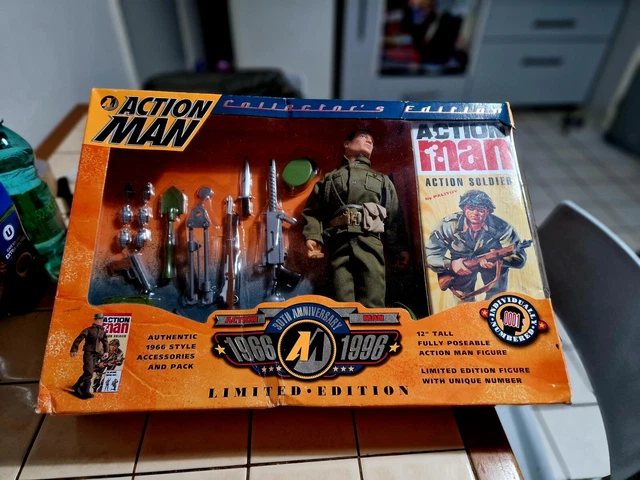 Véritable Action Man mission polaire 1996, avec son traineau et son chien - Jeux & Jouets