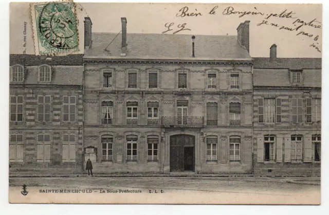 SAINTE MENEHOULD - Marne - CPA 51 - la sous prefecture