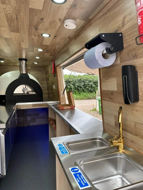WOOD FIRED PIZZA catering van for sale £25,000.00 - PicClick UK