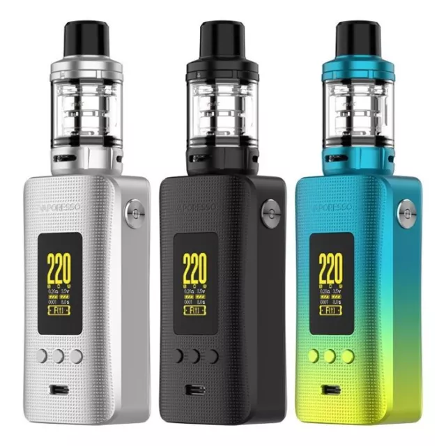 VAPORESSO GEN 200 KIT 220W VW TC Vape Pen Mod Sub-Ohm Starter Kit E Cigarette UK