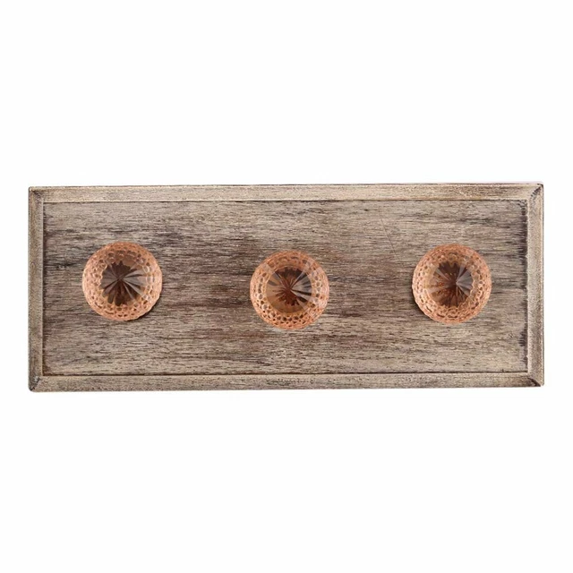 Antique Look Wood Key Hooks Wall Hangers Holders Hanging Coat Towel Clothes