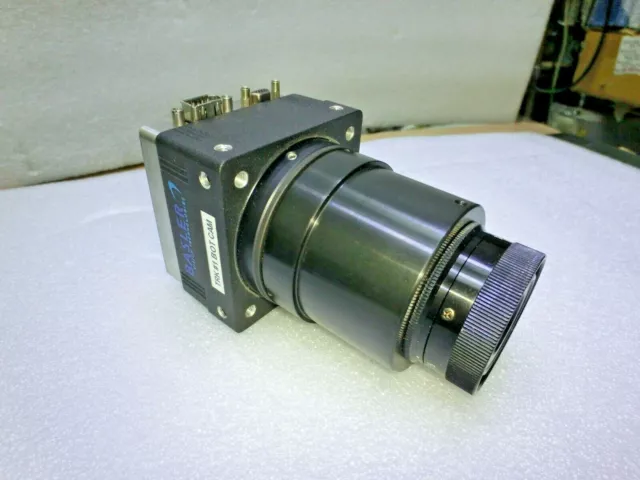 Basler A101F 1000010297-08 Fotocamera + Navitar F50mm 1:3 .5 Lenti, Usato,