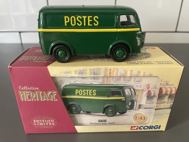 Peugeot camionnette d3a poste miniature corgi heritage - Collection