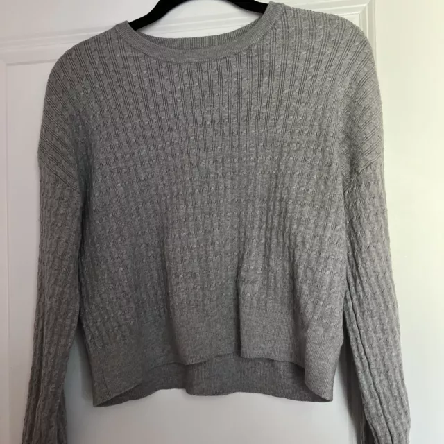 BB Dakota Steve Madden Cable Knit Crop Sweater Size XS