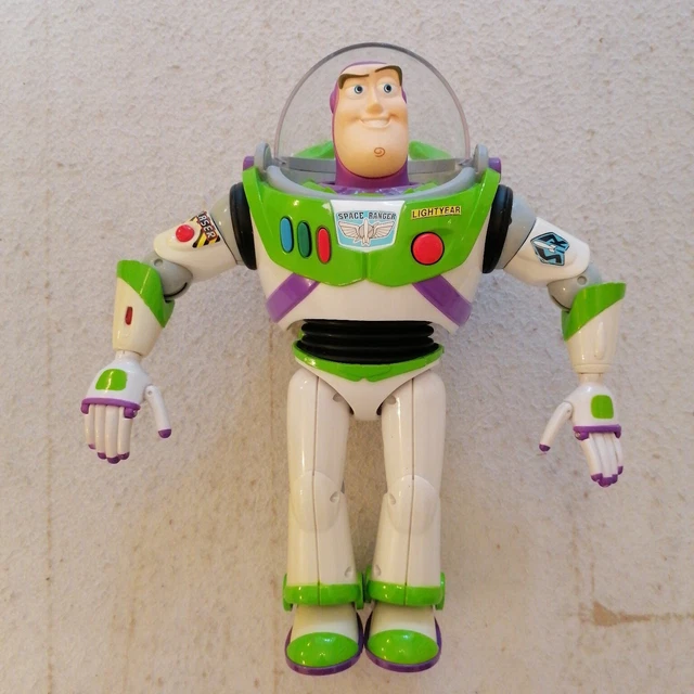 TOY STORY BUZZ Lightyear 12" Thinkway Toys Talking Figure Jointed